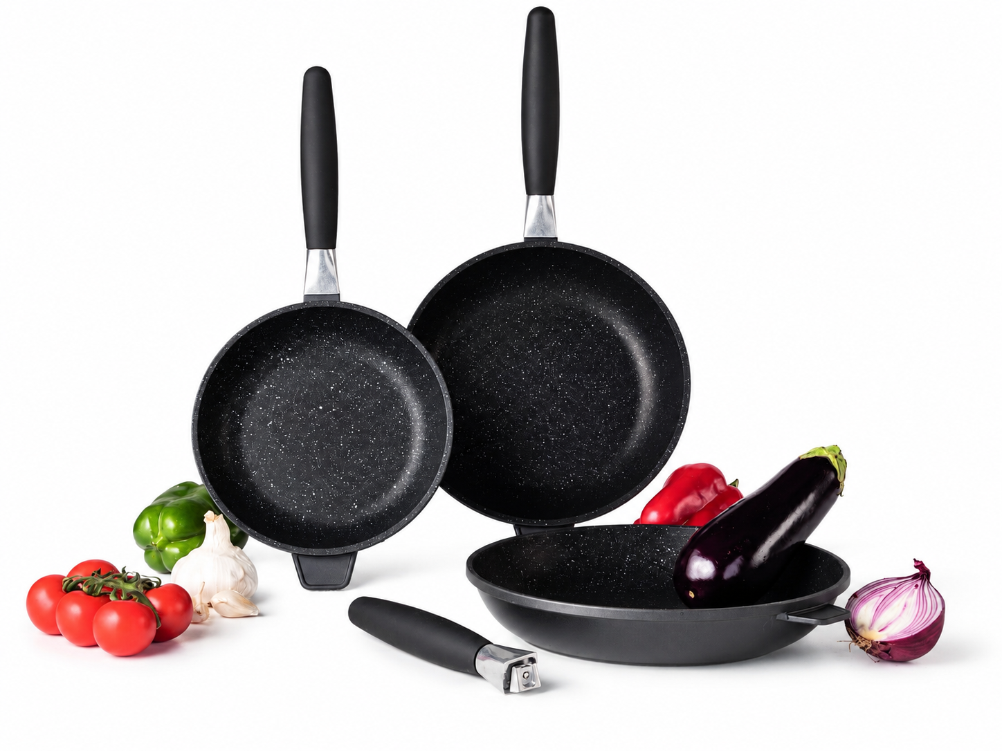 BergHOFF Eurocast 3pc Fry Set (24/28cm Fry+28lid)