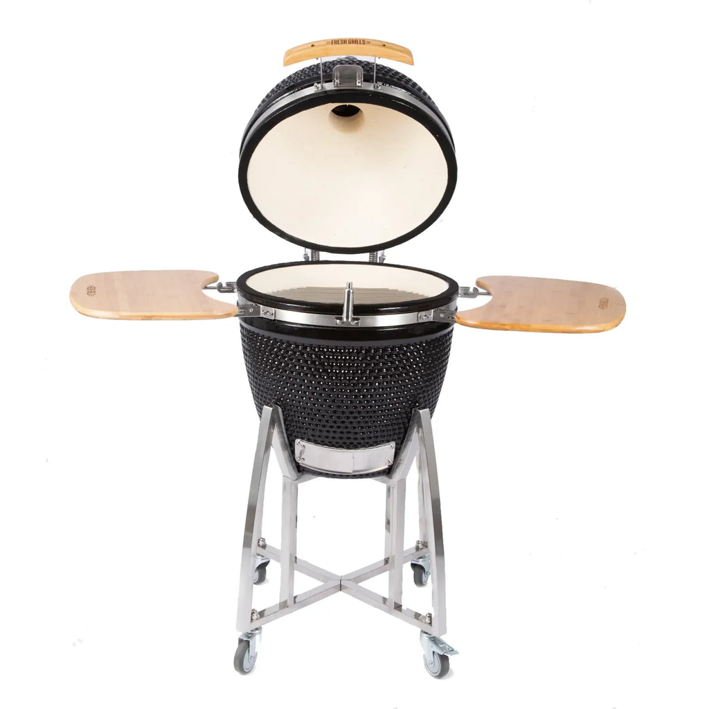 kamado 21" bbq black grill