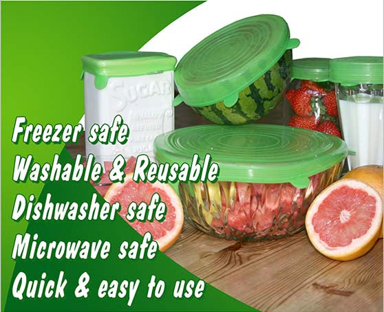 Stretchy Lids - 6pc Set