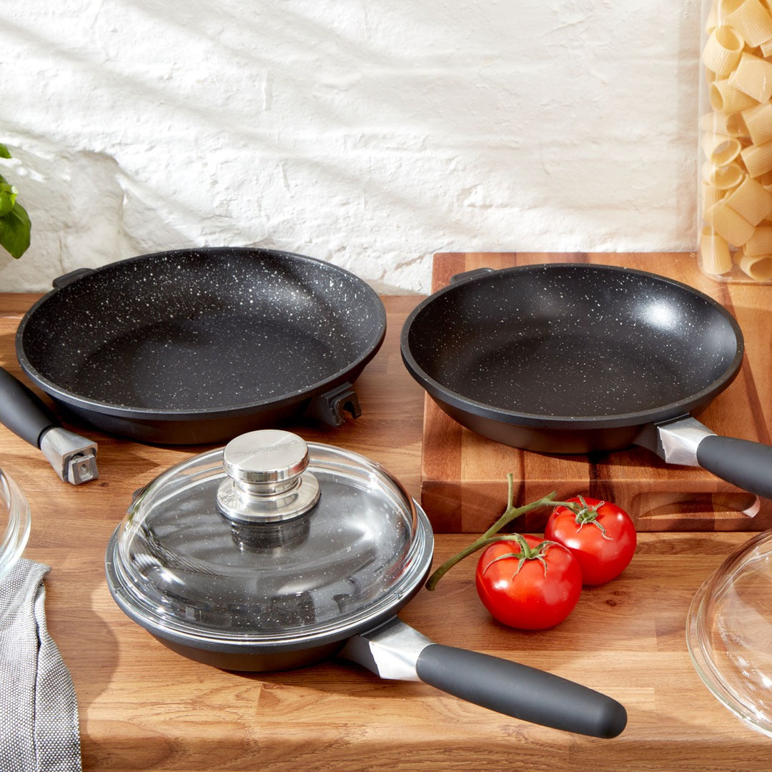 BergHOFF Eurocast 3pc Fry Set (24/28cm Fry+28lid)